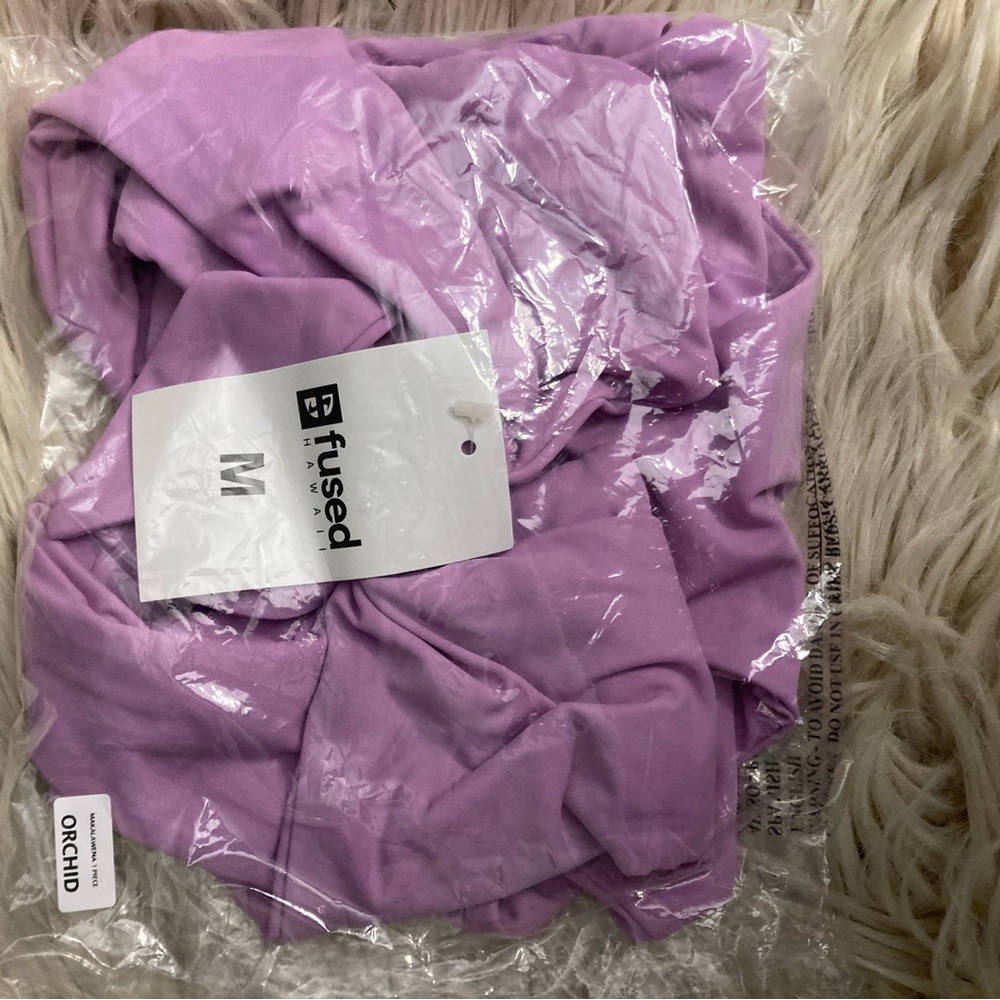 New with tags Medium Fused Hawaii one piece swim suit in orchid